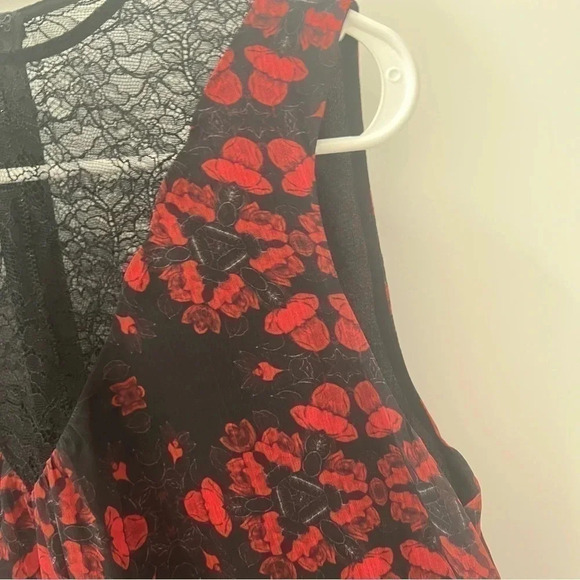 Alice + Olivia Lotus Flower Printed Sleeveless Dress- Size 0; Like New - Picture 10 of 12